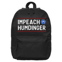 Funny Impeach Humdinger Tee 16 in Basic Backpack