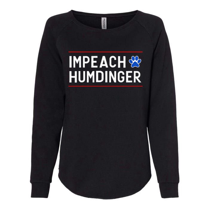 Funny Impeach Humdinger Tee Womens California Wash Sweatshirt