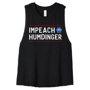 Funny Impeach Humdinger Tee Women's Racerback Cropped Tank