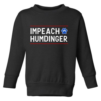 Funny Impeach Humdinger Tee Toddler Sweatshirt
