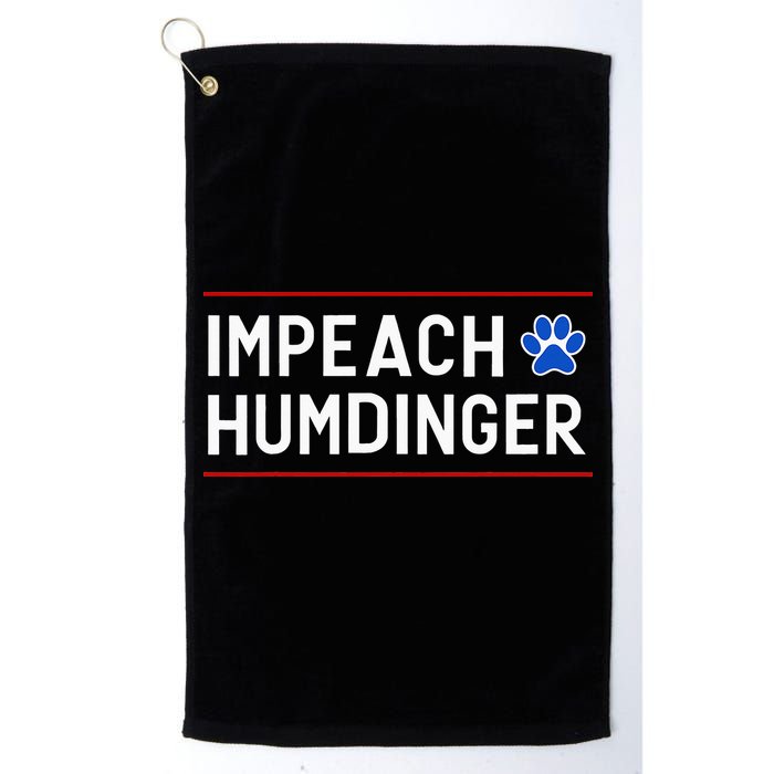 Funny Impeach Humdinger Tee Golf Towel