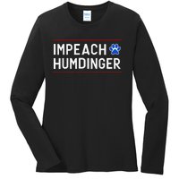 Funny Impeach Humdinger Tee Ladies Long Sleeve Shirt