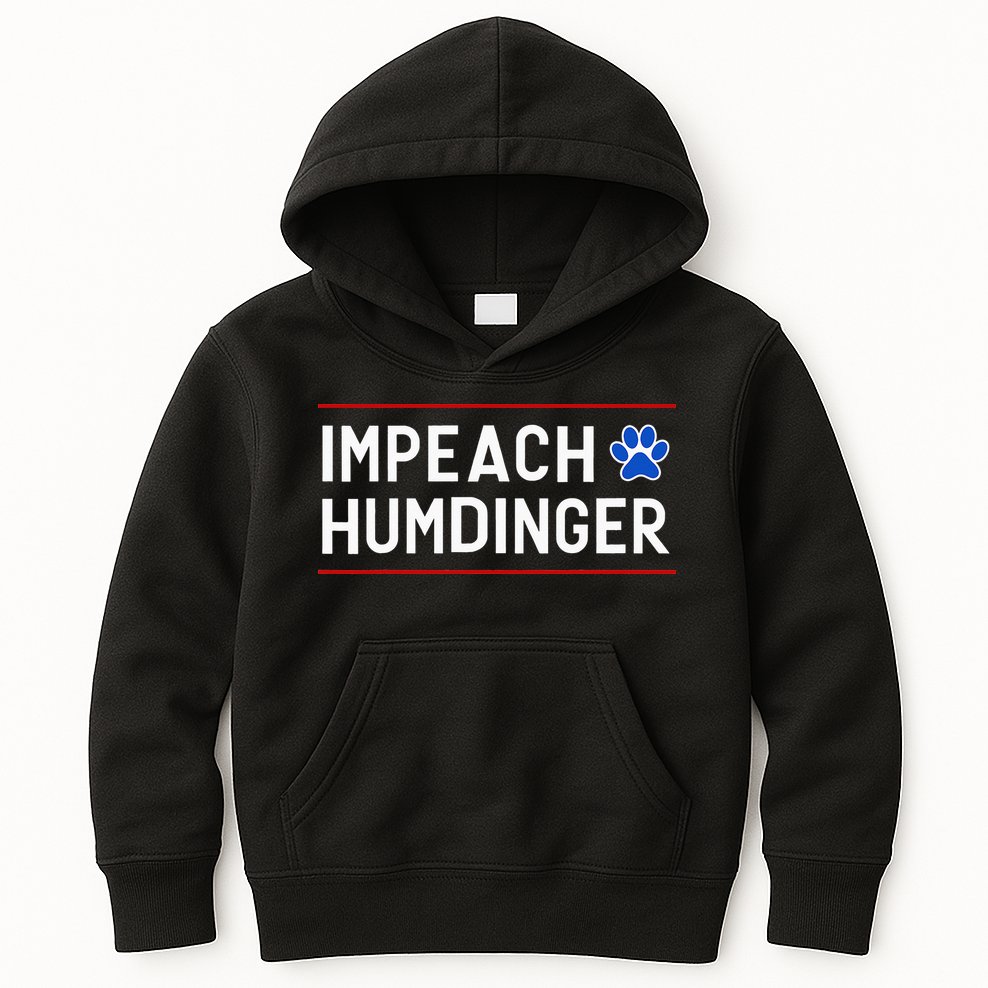 Funny Impeach Humdinger Tee Kids Hoodie