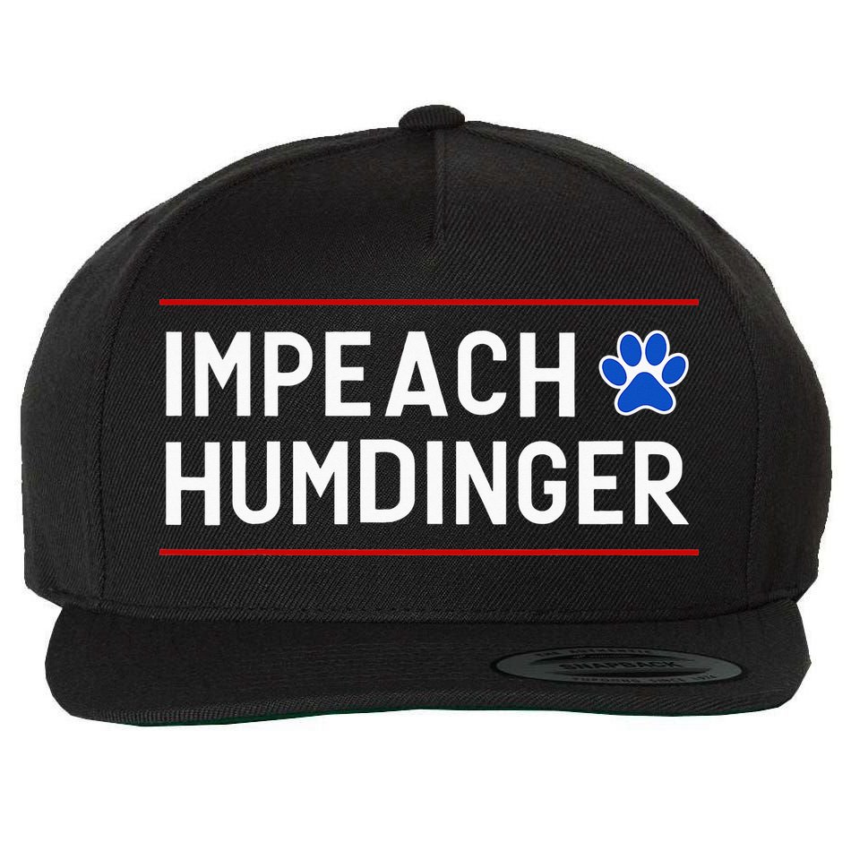 Funny Impeach Humdinger Tee Wool Snapback Cap