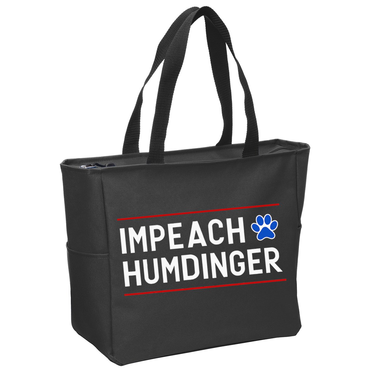Funny Impeach Humdinger Tee Zip Tote Bag