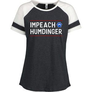 Funny Impeach Humdinger Tee Enza Ladies Jersey Colorblock Tee