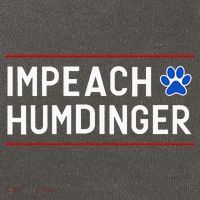 Funny Impeach Humdinger Tee Cotton Canvas Backpack