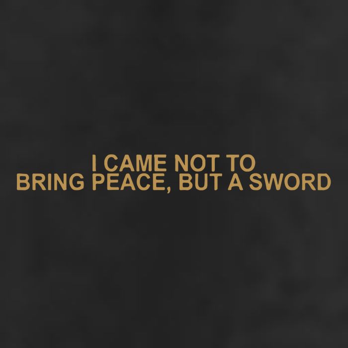 Fantasy Initiative I Came Not To Bring Peace But A Sword Cool Comfort Performance Bucket Hat