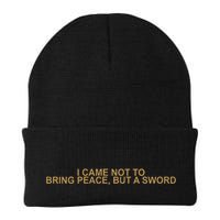 Fantasy Initiative I Came Not To Bring Peace But A Sword Beanie