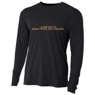 Fantasy Initiative I Came Not To Bring Peace But A Sword Cooling Performance Long Sleeve Crew