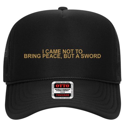 Fantasy Initiative I Came Not To Bring Peace But A Sword Trucker Hat