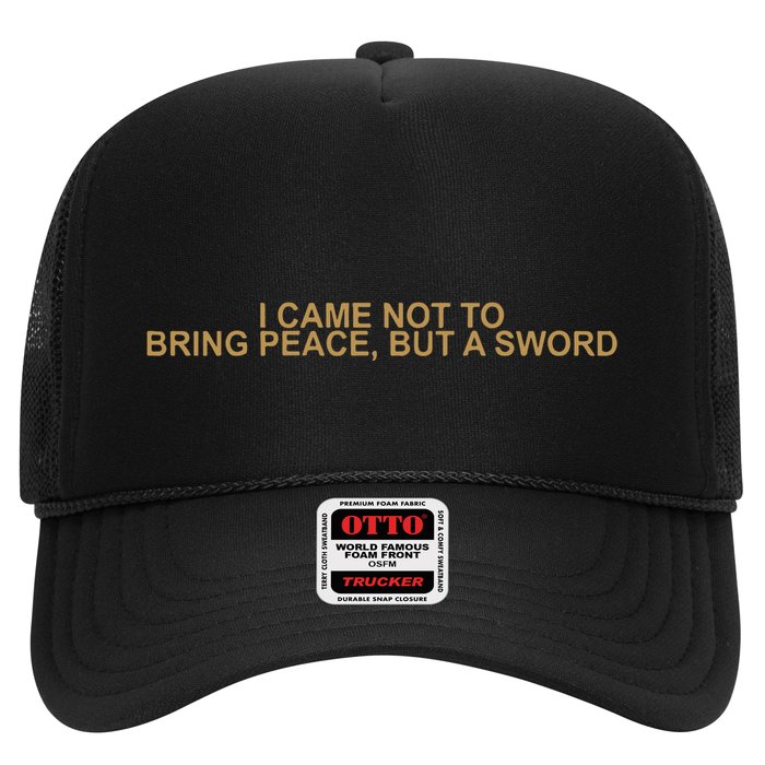 Fantasy Initiative I Came Not To Bring Peace But A Sword Trucker Hat