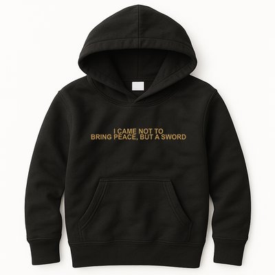 Fantasy Initiative I Came Not To Bring Peace But A Sword Kids Hoodie