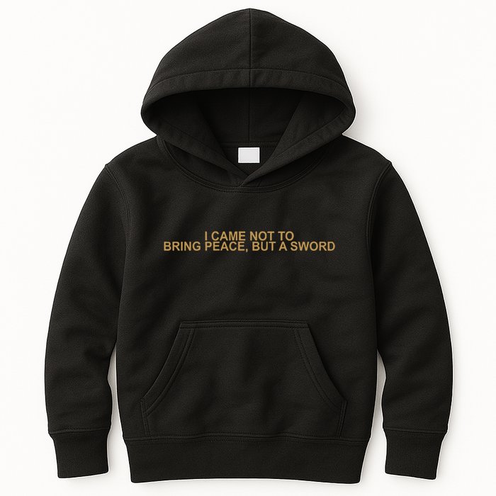 Fantasy Initiative I Came Not To Bring Peace But A Sword Kids Hoodie