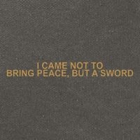 Fantasy Initiative I Came Not To Bring Peace But A Sword Cotton Canvas Backpack