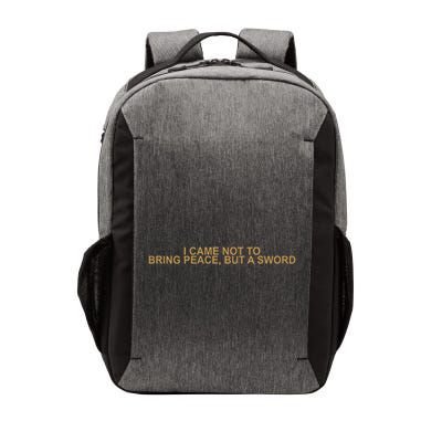 Fantasy Initiative I Came Not To Bring Peace But A Sword Vector Backpack
