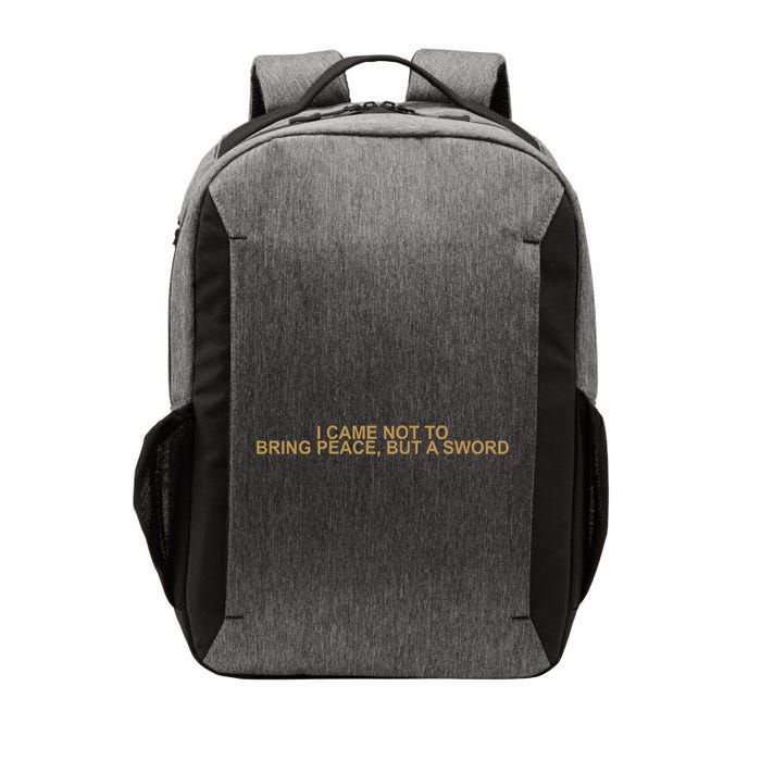 Fantasy Initiative I Came Not To Bring Peace But A Sword Vector Backpack