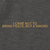 Fantasy Initiative I Came Not To Bring Peace But A Sword Vector Backpack