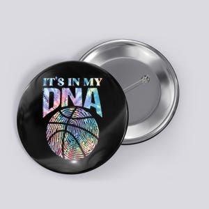 Funny Its In My DNA Girls Basketball Lover Basketball Fan Button