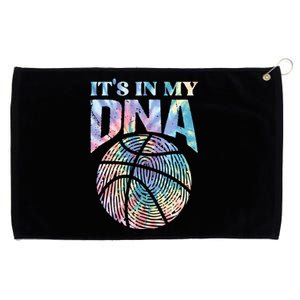 Funny Its In My DNA Girls Basketball Lover Basketball Fan Grommeted Golf Towel