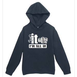 Fuck It I'm All In Casino Poker Chips Funny Card Player Gift Urban Pullover Hoodie