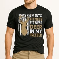 Funny I'm Into Fitness Fit'Ness Deer In My Freezer Deer Cooling Performance Crew T-Shirt