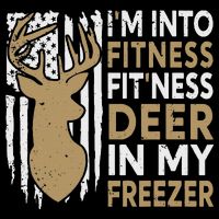 Funny I'm Into Fitness Fit'Ness Deer In My Freezer Deer Flatbill Hat