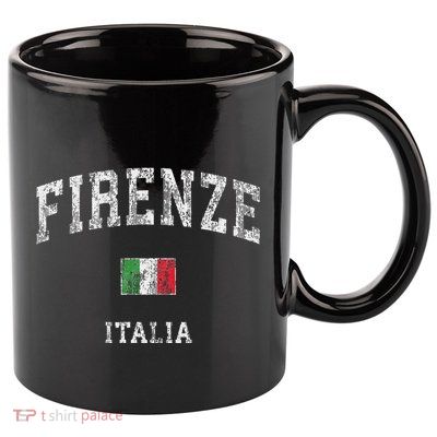 Firenze Italia Italy Vintage Athletic Sports Design 11oz C Handle Ceramic Mug