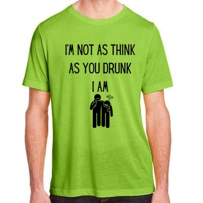 Funny Ing Im Not As Think As You Drunk I Am Gift Adult ChromaSoft Performance T-Shirt