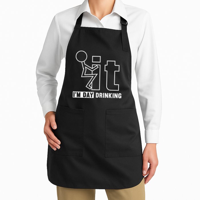 F It IM Day Drinking Funny Drink Apron