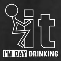 F It IM Day Drinking Funny Drink Tumbler