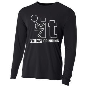 F It IM Day Drinking Funny Drink Cooling Performance Long Sleeve Crew