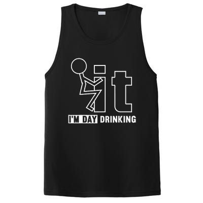 F It IM Day Drinking Funny Drink PosiCharge Competitor Tank