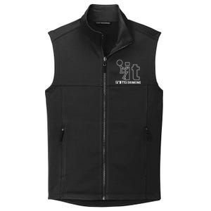 F It IM Day Drinking Funny Drink Collective Smooth Fleece Vest