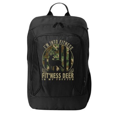 Funny IM Into Fitness FitNess Deer In My Freezer Deer City Backpack