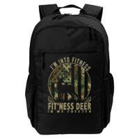 Funny IM Into Fitness FitNess Deer In My Freezer Deer Daily Commute Backpack