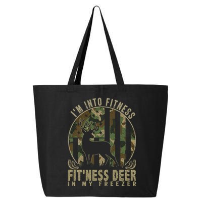 Funny IM Into Fitness FitNess Deer In My Freezer Deer 25L Jumbo Tote