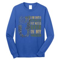 Funny IM Into Fitness FitNess Deer In My Freezer Deer Long Sleeve Shirt