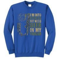 Funny IM Into Fitness FitNess Deer In My Freezer Deer Sweatshirt