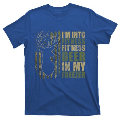 Funny IM Into Fitness FitNess Deer In My Freezer Deer T-Shirt