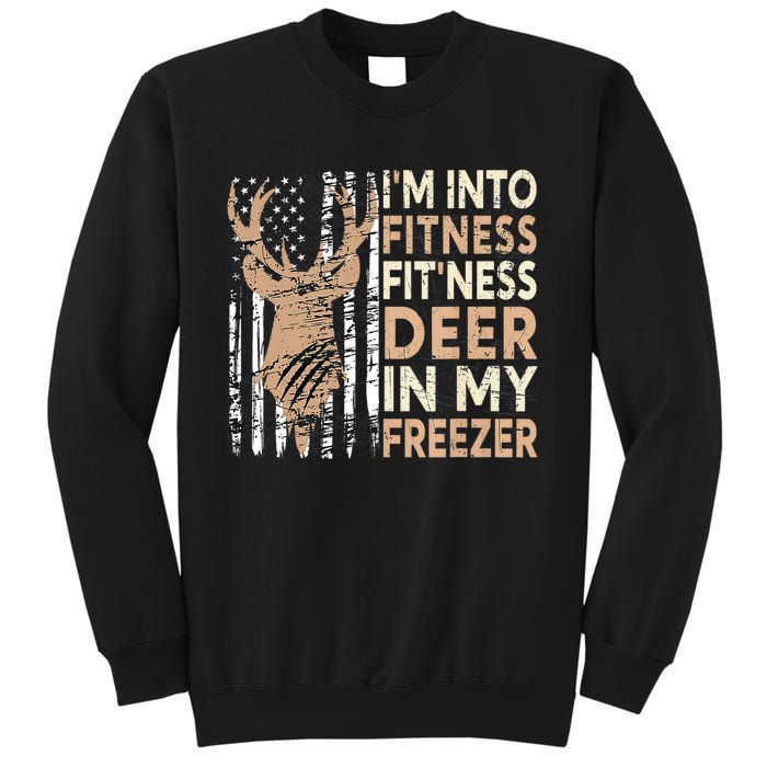 Funny IM Into Fitness FitNess Deer In My Freezer Deer Sweatshirt