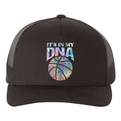 Funny Its In My DNA Girls Basketball Lover Basketball Fan Yupoong Adult 5-Panel Trucker Hat