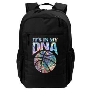 Funny Its In My DNA Girls Basketball Lover Basketball Fan Daily Commute Backpack