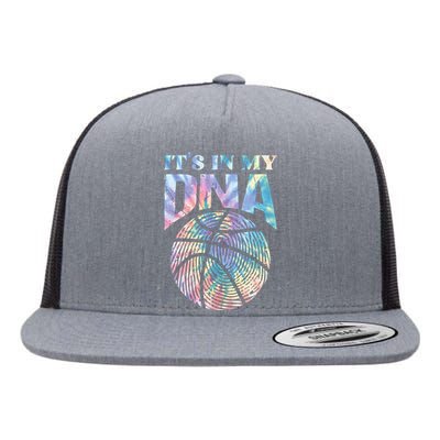 Funny Its In My DNA Girls Basketball Lover Basketball Fan Flat Bill Trucker Hat