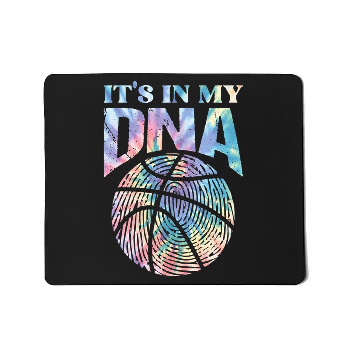 Funny Its In My DNA Girls Basketball Lover Basketball Fan Mousepad