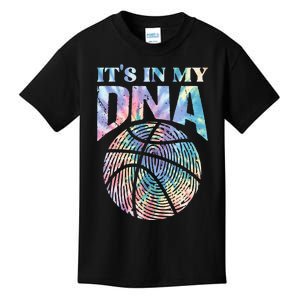 Funny Its In My DNA Girls Basketball Lover Basketball Fan Kids T-Shirt