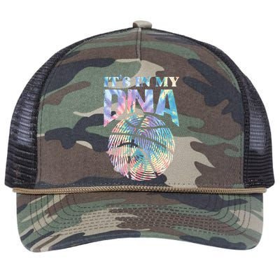 Funny Its In My DNA Girls Basketball Lover Basketball Fan Retro Rope Trucker Hat Cap