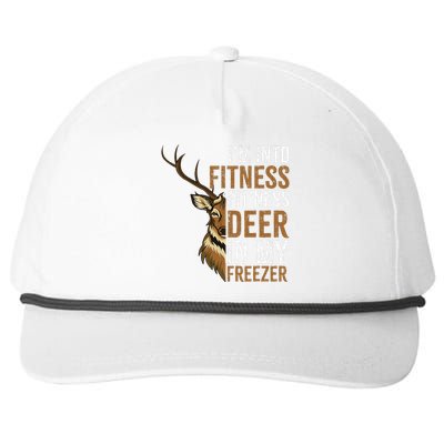 Funny IM Into Fitness FitNess Deer In My Freezer Hunting Deer Snapback Five-Panel Rope Hat