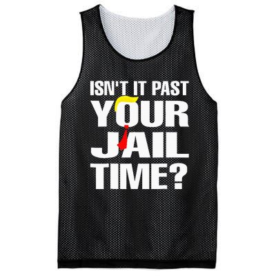 Funny Isnt It Past Your Jail Time Mesh Reversible Basketball Jersey Tank