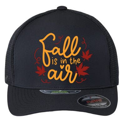 Fall Is In The Air Nature Cute Flexfit Unipanel Trucker Cap